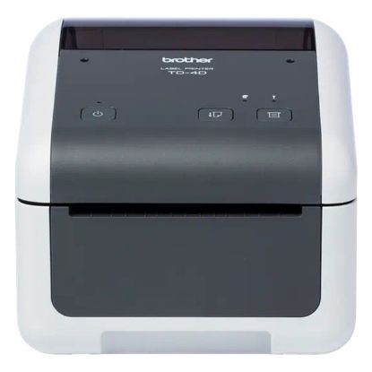 Imagem de Impressora Térmica Etiquetas e Talões Brother TD-4210D 104mm (USB/Serie) Branca
