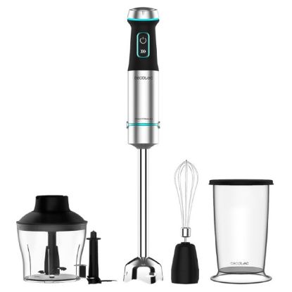 Imagem de Varinha Cecotec Power TitanBlack 1200 XL Cream&Crush 1200W Preta/Inox c/ Acessórios
