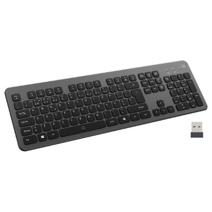 Imagem de Teclado Ewent EW3297 Multi-Device Wireless/Bluetooth Iluminado Preto (PT)