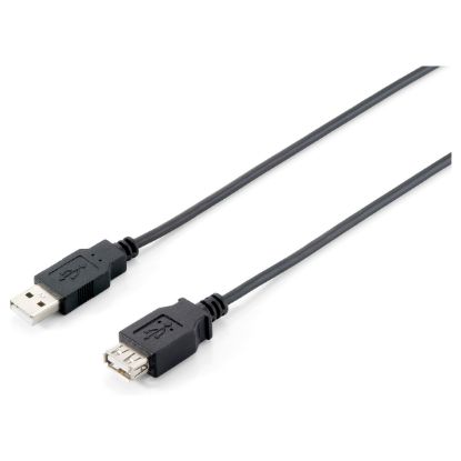 Imagem de Cabo USB2.0 Extensão Equip Preto - 1.8Mtr