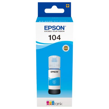 Imagem de Tanque de Tinta Epson 104 Ciano (EcoTank)