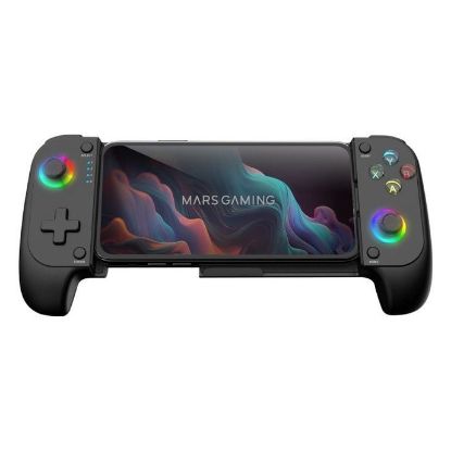 Imagem de GamePad p/ Smartphone Android Mars Gaming MGPX RGB Preto (PC/PS3/PS4/Switch/Android)