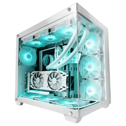 Imagem de Caixa Mars Gaming MCV4 XXL Branca (E-ATX) (Vidro Temperado)