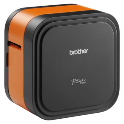 Imagem de Rotuladora Eletrónica Brother PT-E920BT Cube Preta/ Laranja