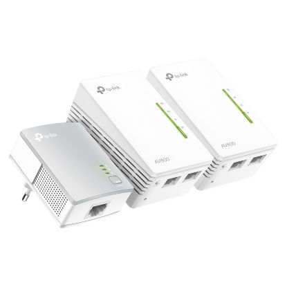 Imagem de Powerline TP-Link Wireless AV600 TL-WPA4220T KIT (Pack3)