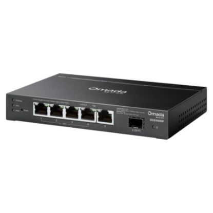 Imagem de Switch de Rede TP-Link Omada 6 Portas Gigabit 5x PoE+/1x SFP - SG2206MP