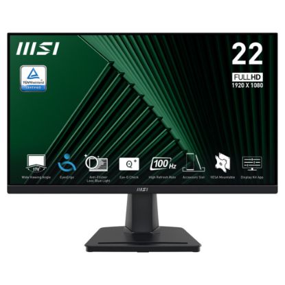 Imagem de Monitor MSI 21.5" PRO MP225V VA FHD 16:9 100Hz (1ms)