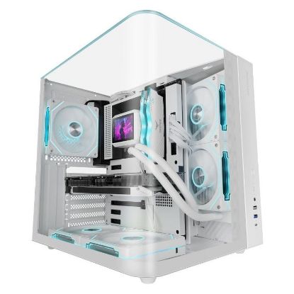 Imagem de Caixa Mars Gaming MC-INFINIOLITE Branco (ATX) (Vidro Temperado)