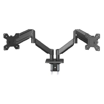 Imagem de Suporte Mesa Articulado p/ 2 Ecrãs 13"/32" Mars Gaming MARM-PRO2 Preto