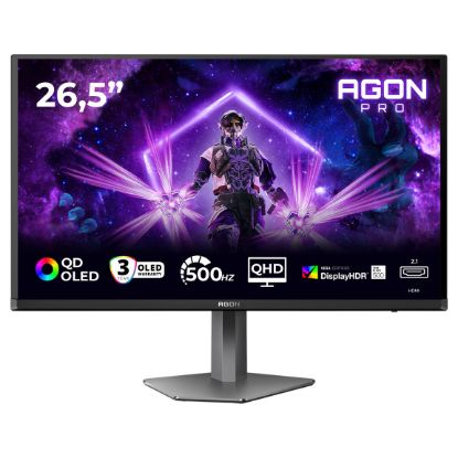 Imagem de Monitor AGON PRO (By AOC) 26.5" AG276QKD2 QD-OLED 16:9 QHD 500Hz HDR500 (0.03ms)