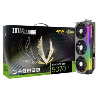 Imagem de Placa Gráfica ZOTAC GeForce RTX 5070 Ti AMP EXTREME INFINITY 16GB DLSS4