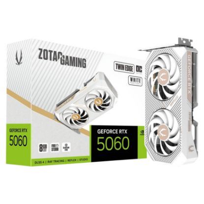 Imagem de Placa Gráfica ZOTAC GeForce RTX 5060 TWIN EDGE OC WHITE 8GB DLSS4