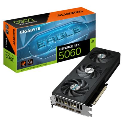 Imagem de Placa Gráfica Gigabyte GeForce RTX 5060 EAGLE MAX OC 8GB DLSS4