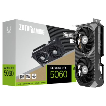 Imagem de Placa Gráfica ZOTAC GeForce RTX 5060 TWIN EDGE OC 8GB DLSS4