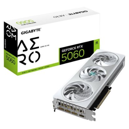 Imagem de Placa Gráfica Gigabyte GeForce RTX 5060 AERO OC 8GB DLSS4