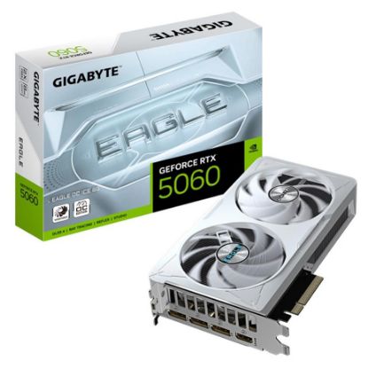 Imagem de Placa Gráfica Gigabyte GeForce RTX 5060 EAGLE ICE OC 8GB DLSS4