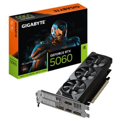 Imagem de Placa Gráfica Gigabyte GeForce RTX 5060 OC LP 8GB DLSS4