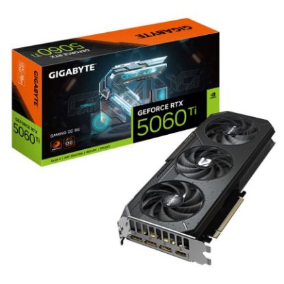 Imagem de Placa Gráfica Gigabyte GeForce RTX 5060 Ti GAMING OC 8GB DLSS4