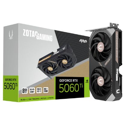 Imagem de Placa Gráfica ZOTAC GeForce RTX 5060 Ti AMP 8GB DLSS4