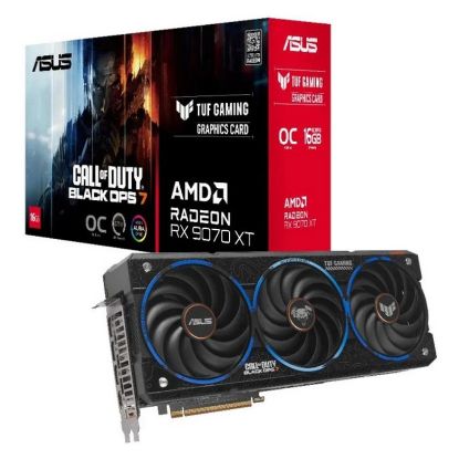 Imagem de Placa Gráfica Asus Radeon RX 9070 XT TUF GAMING Call of Duty Edition OC 16GB