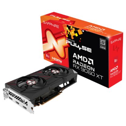 Imagem de Placa Gráfica Sapphire Radeon RX 9060 XT PULSE 8GB