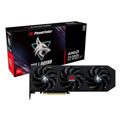 Imagem de Placa Gráfica Powercolor Radeon RX 9060 XT Hellhound OC 8GB