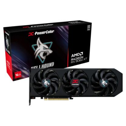 Imagem de Placa Gráfica Powercolor Radeon RX 9060 XT Hellhound OC 16GB