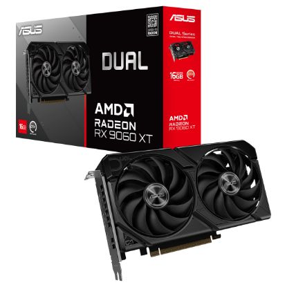 Imagem de Placa Gráfica Asus Radeon RX 9060 XT DUAL 16GB