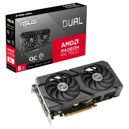 Imagem de Placa Gráfica Asus Radeon RX 7600 DUAL EVO OC 8GB