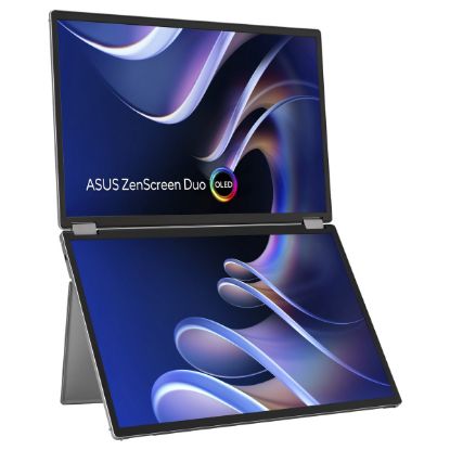 Imagem de Monitor Portátil Asus 14" ZenScreen Duo MQ149CD OLED FHD 16:9 60Hz USB Type-C (1ms)