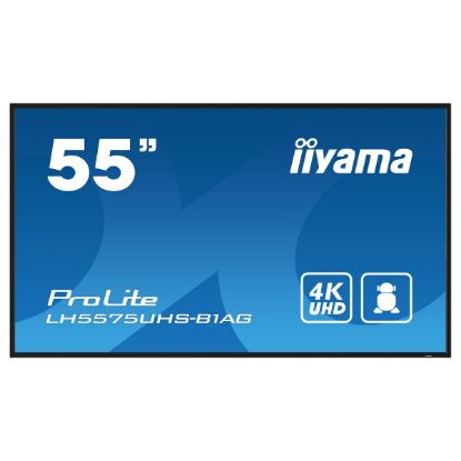 Imagem de Monitor iiyama 55" ProLite LH5575UHS-B1AG IPS 4K 16:9 60Hz (8ms)