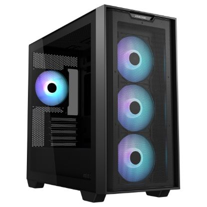 Imagem de Caixa Asus A21 Plus ARGB Preta (Micro-ATX) (Vidro Temperado)