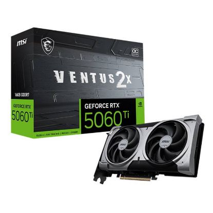 Imagem de Placa Gráfica MSI GeForce RTX 5060 Ti VENTUS 2X OC PLUS 16G DLSS4