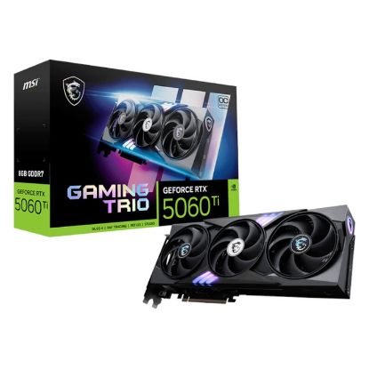 Imagem de Placa Gráfica MSI GeForce 5060 Ti GAMING TRIO OC 8G DLSS4