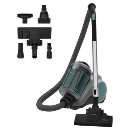 Imagem de Aspirador Cecotec Conga Rockstar Cyclonic Powerbag Preto/Azul s/ Saco