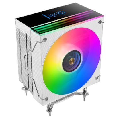 Imagem de Cooler CPU Mars Gaming MCPU-LCD120 RGB Branca