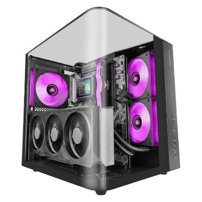 Imagem de Caixa Mars Gaming MC-INFINIOLITE Preto (ATX) (Vidro Temperado)