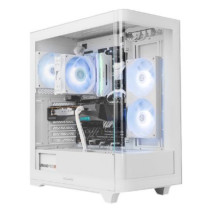 Imagem de Caixa NOX Hummer Ether ARGB Branca (ATX) (Vidro Temperado)