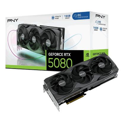 Imagem de Placa Gráfica PNY GeForce RTX 5080 Gaming Triple Fan 16GB DLSS4