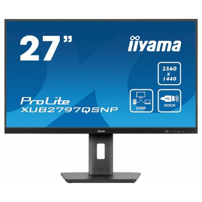 Imagem de Monitor iiyama 27" ProLite XUB2797QSNP-B1 IPS QHD 16:9 100Hz Adaptive Sync (1ms)