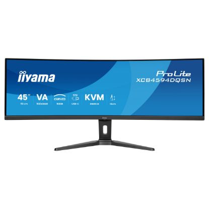Imagem de Monitor iiyama 44.5" ProLite XCB4594DQSN-B1 VA DQHD 32:9 Curvo 165Hz FreeSync (0.8ms)