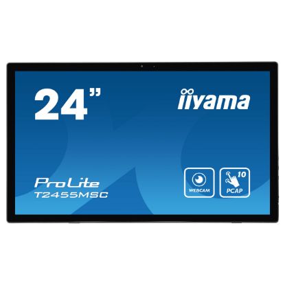 Imagem de Monitor iiyama 23.8" ProLite T2455MSC-B1 IPS FHD 16:9 60Hz Touch (5ms)