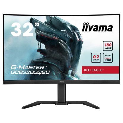 Imagem de Monitor iiyama 31.5" G-Master GCB3280QSU-B2 VA WQHD 16:9 Curvo 180Hz Adaptive Sync (0.2ms)