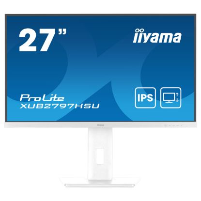 Imagem de Monitor iiyama 27" ProLite XUB2797HSU-W2 IPS FHD 16:9 100Hz Adaptive Sync (1ms) Branco