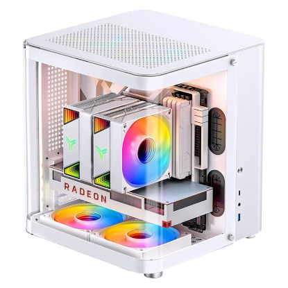 Imagem de Caixa Jonsbo TK-1 2.0 Branca (Micro-ATX) (Vidro Temperado)