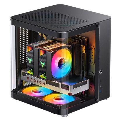 Imagem de Caixa Jonsbo TK-1 2.0 Preta (Micro-ATX) (Vidro Temperado)