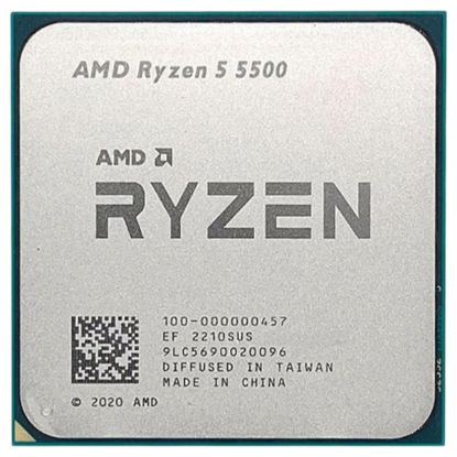 Imagem de Processador AMD Ryzen 5 5500 6-Core (3.6Ghz/4.2Ghz) SktAM4 Tray c/ Cooler