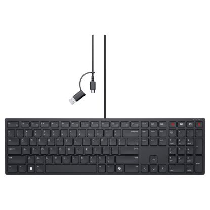 Imagem de Teclado Dell Pro Silent KB525C Slim USB Preto (PT)