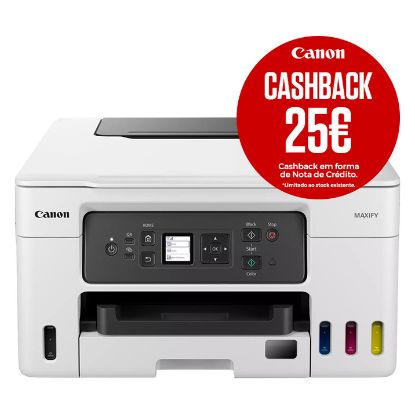 Imagem de Impressora Canon Multifunções Cores Wireless MegaTank MAXIFY GX3050 (A4)