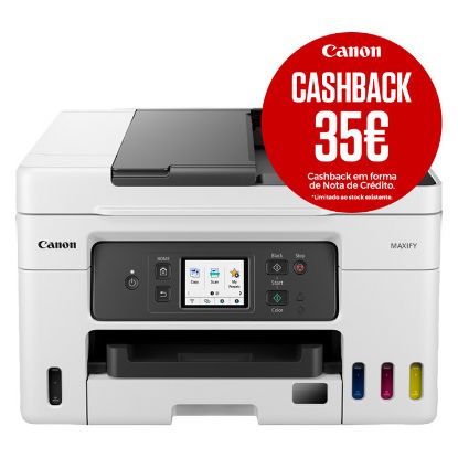 Imagem de Impressora Canon Multifunções Cores Wireless MegaTank MAXIFY GX4050 (A4)